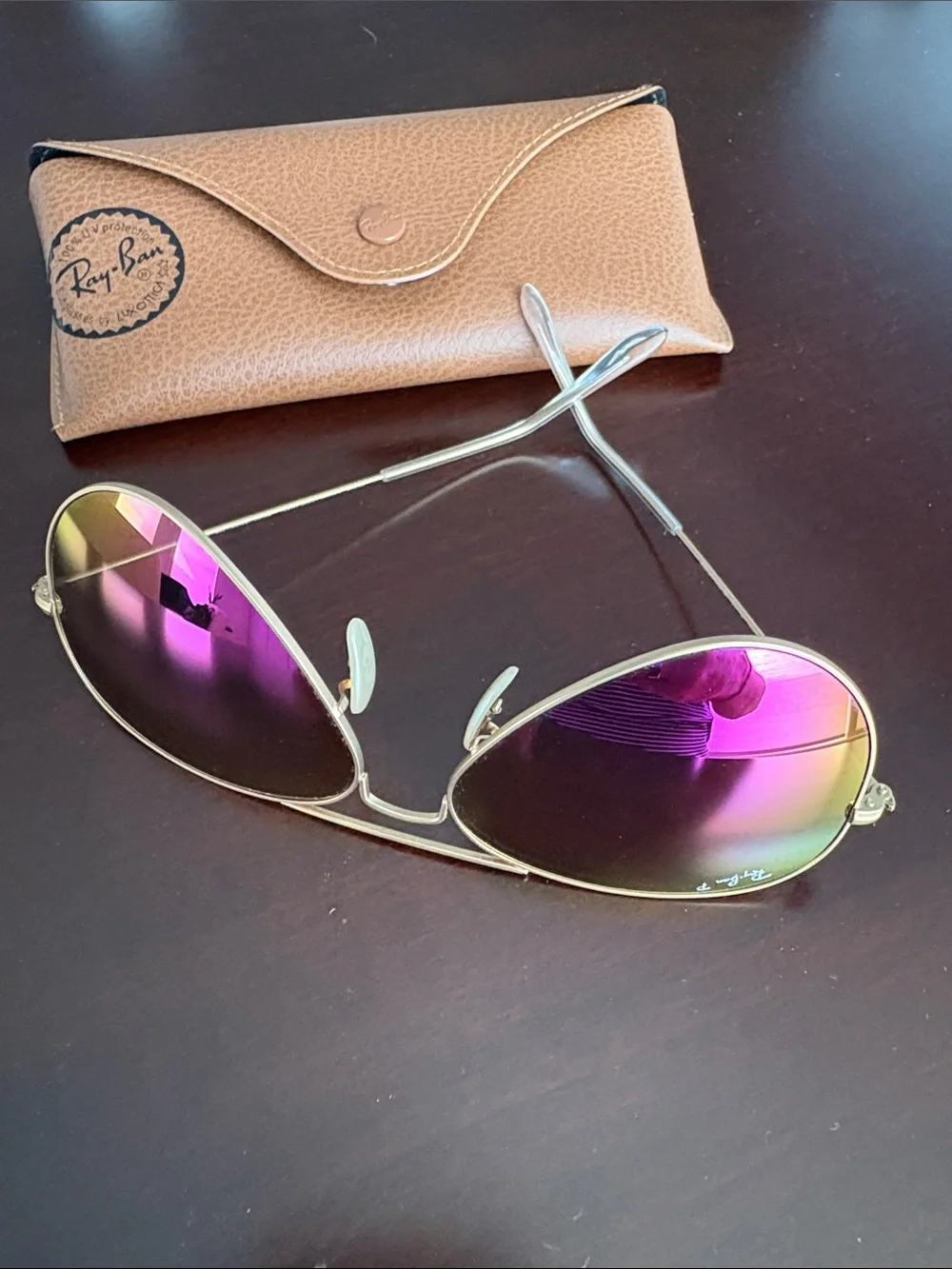 Ray-Ban 3025 large metal aviator sunglasses